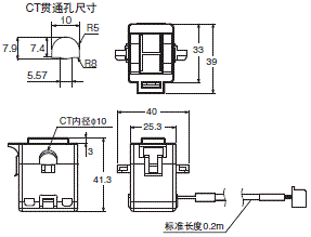 ZN-CTX / CTM 外形尺寸 3 